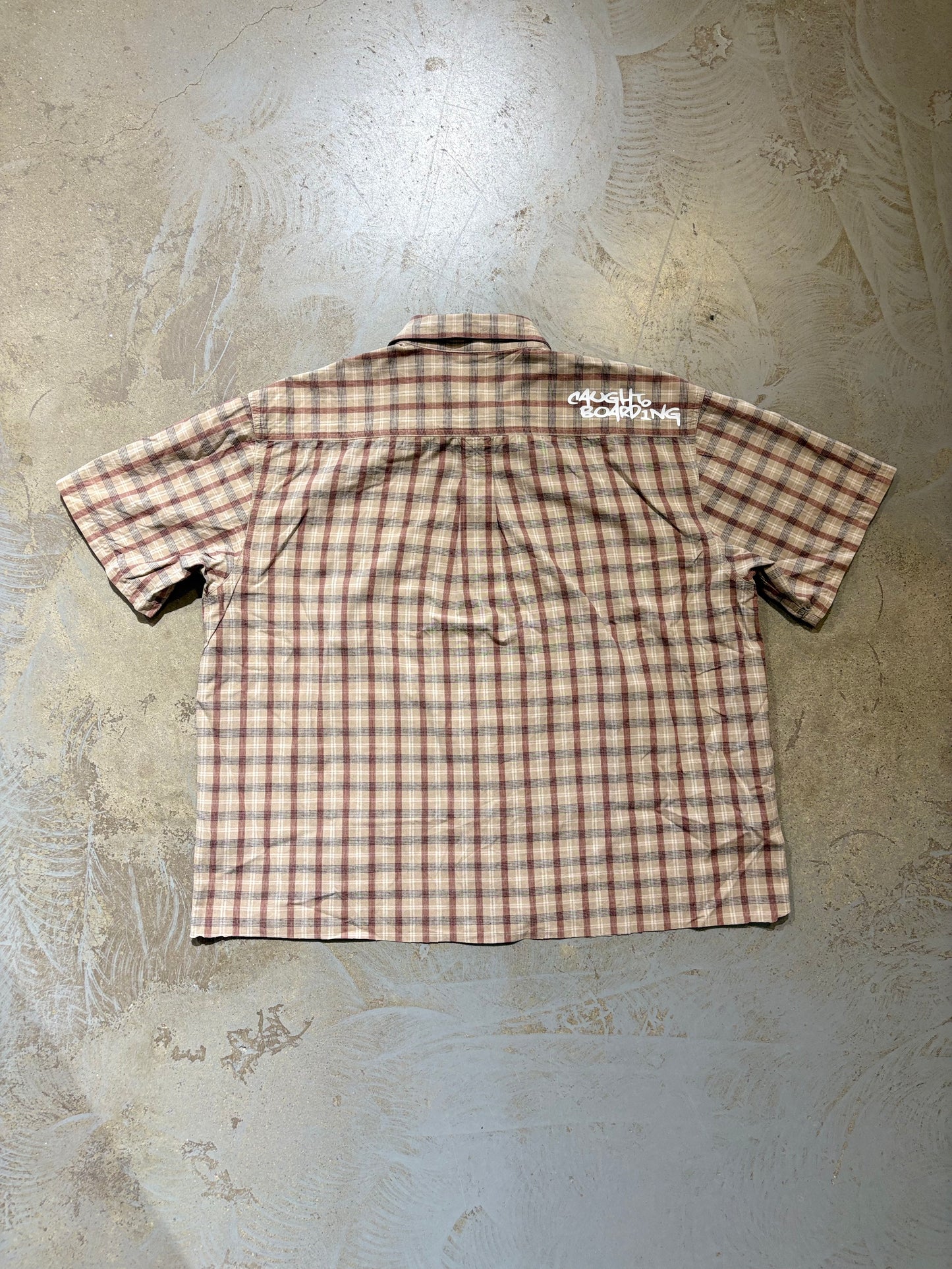 Skater Shirt (Tan/Red)