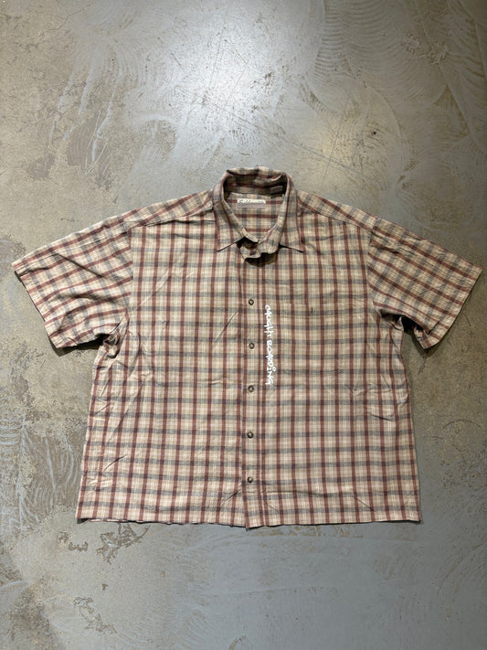 Skater Shirt (Tan/Red)