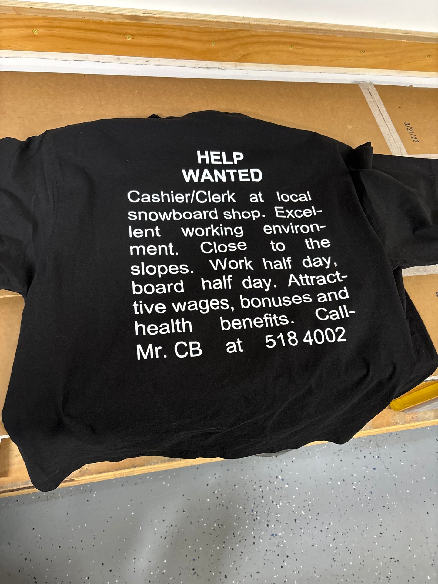 Help Wanted Tee